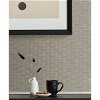 Seabrook Designs Deco Spliced Stripe Nobel Grey Wallpaper - Image 3