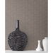 Seabrook Designs Deco Spliced Stripe Graphite &amp; Terra Cotta Wallpaper thumbnail image 2 of 2