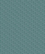 Seabrook Designs Deco Spliced Stripe Perry Teal Wallpaper