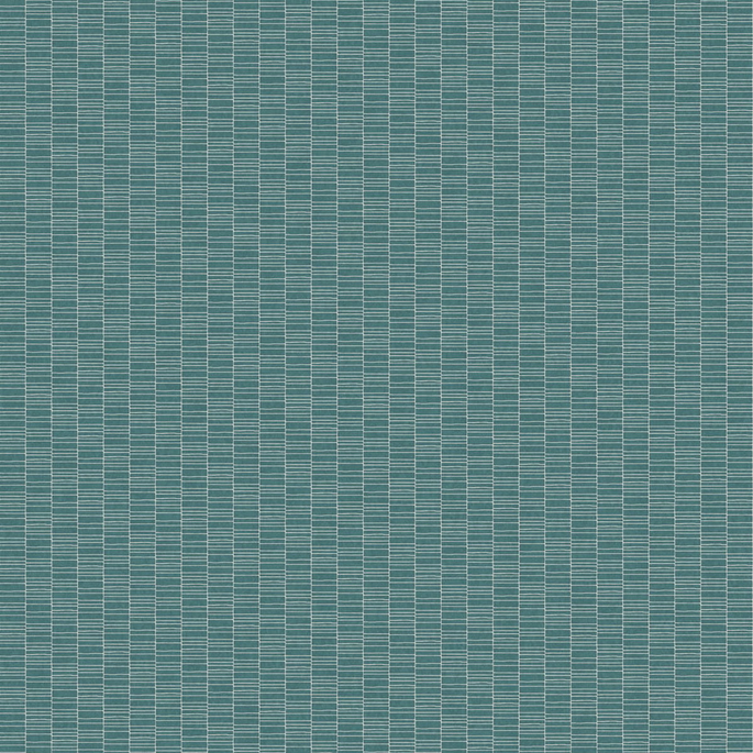 Seabrook Designs Deco Spliced Stripe Perry Teal Wallpaper image 1 of 2