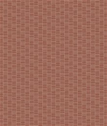 Seabrook Designs Deco Spliced Stripe Terra Cotta Wallpaper