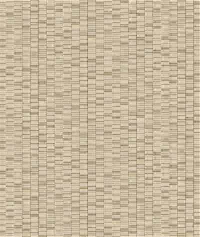 Seabrook Designs Deco Spliced Stripe Metallic Gold & Parchment Wallpaper