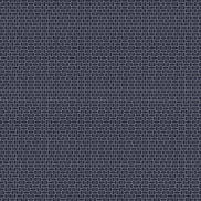 Seabrook Designs Capsule Geometric Denim Blue & Metallic Silver Wallpaper