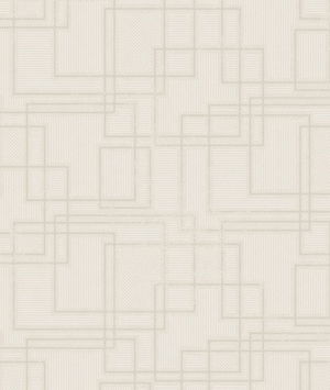 Seabrook Designs Bauhaus Cityscape Linen Wallpaper