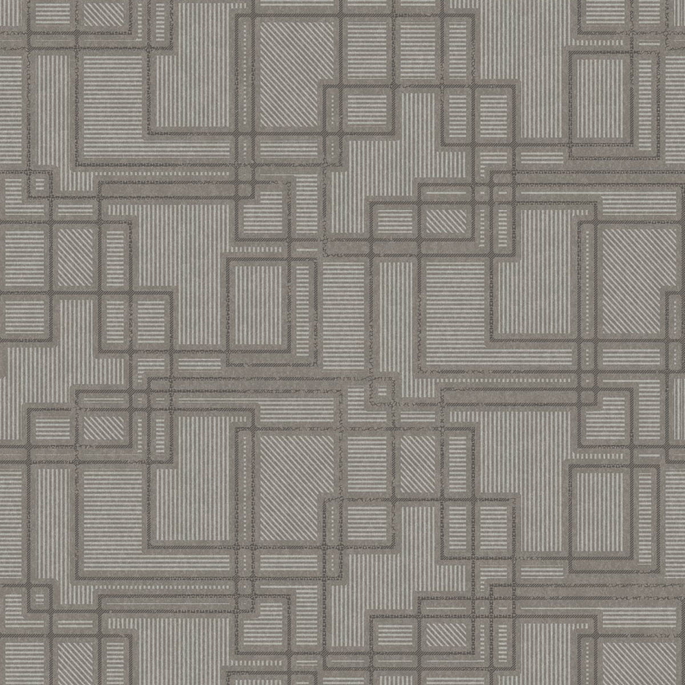 Seabrook Designs Bauhaus Cityscape Hammered Steel Wallpaper image 1 of 3