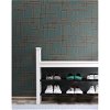 Seabrook Designs Bauhaus Cityscape Perry Teal & Warm Stone Wallpaper - Image 2