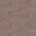 Seabrook Designs Bauhaus Cityscape Burgundy & Graphite Wallpaper