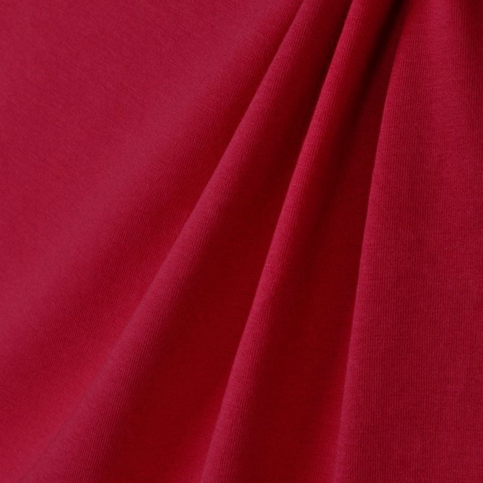 Robert Kaufman Red Laguna Cotton Jersey Fabric image 2 of 2