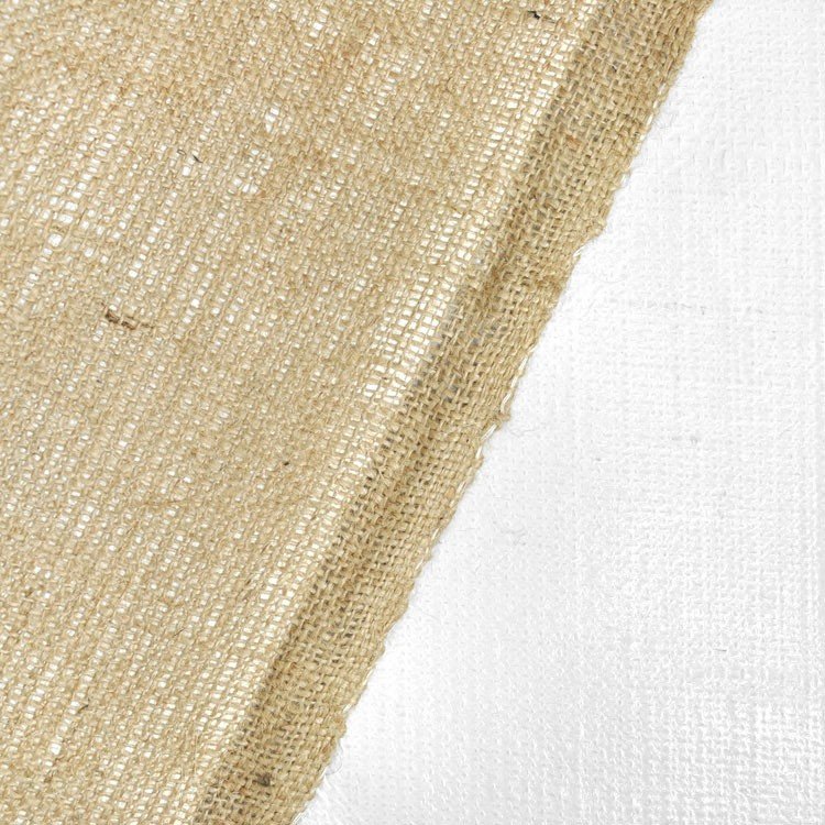 60" Laminated Burlap Fabric
