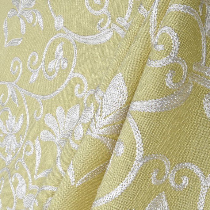 Covington Lacey Acid Green Fabric image 3 of 3