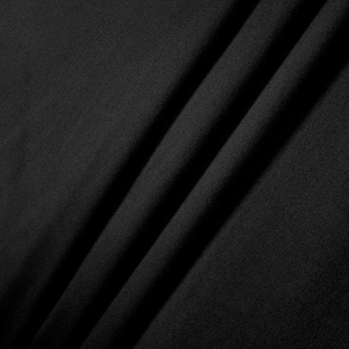 Black Stretch L'Amour Satin Fabric image 1 of 1