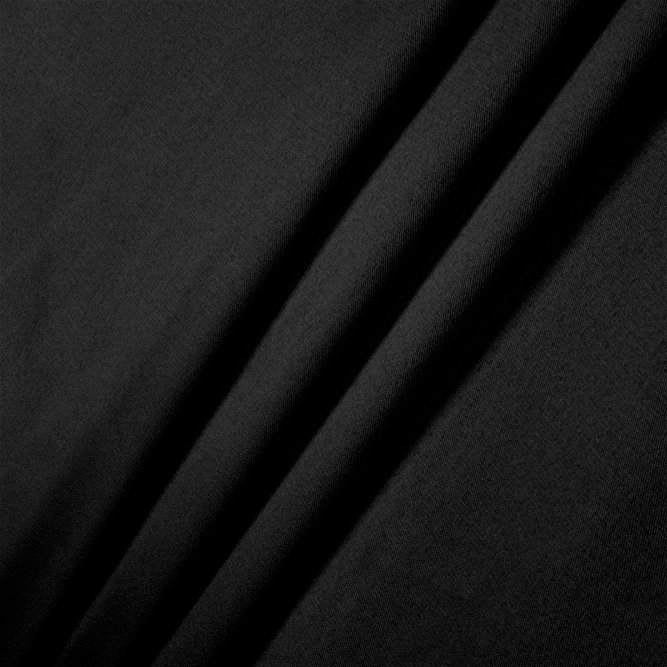 Black Stretch L&#39;Amour Satin Fabric