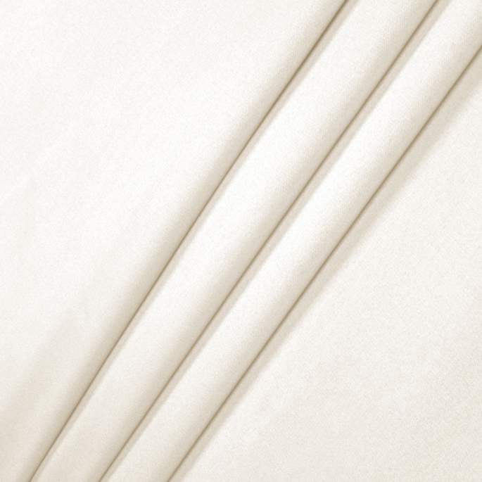 Ivory Stretch L'Amour Satin Fabric image 1 of 1
