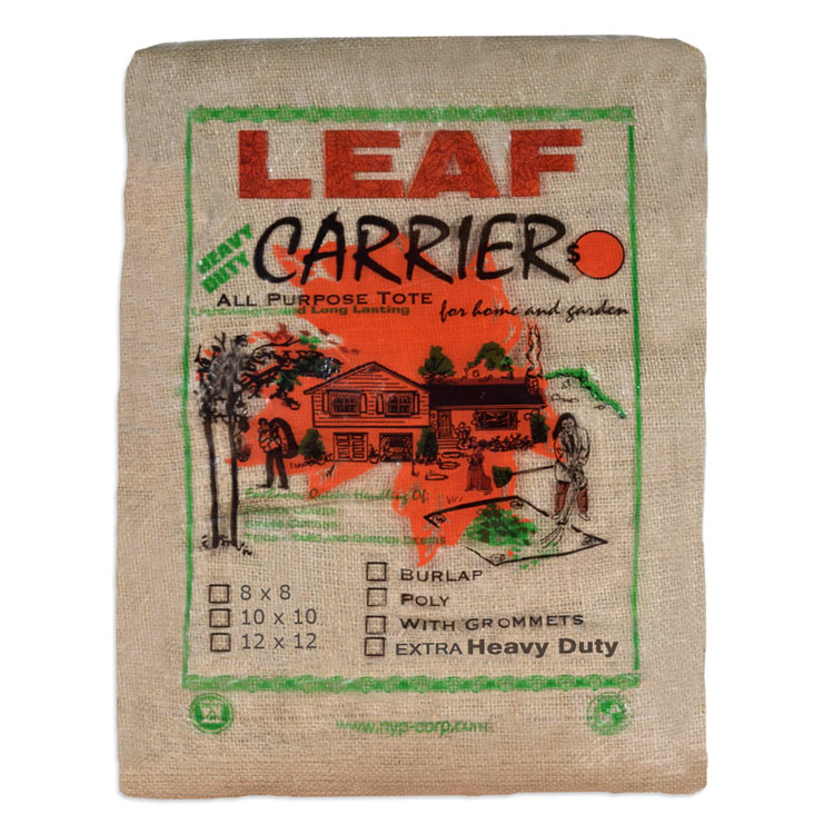 10' x 10' Heavy Burlap Leaf Carrier