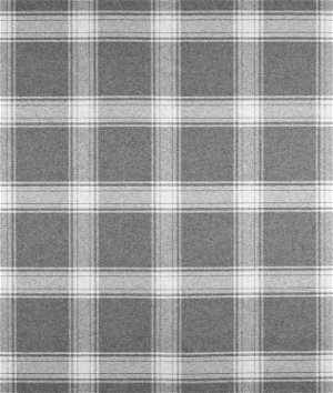 Ralph Lauren Doublebrook Plaid Grey Flannel Fabric