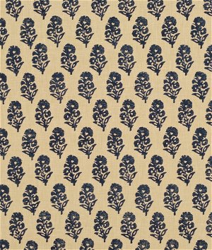 Ralph Lauren Allie Blockprint Slate Fabric