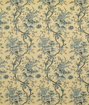 Ralph Lauren Yarmouth Floral Slate Blue Fabric