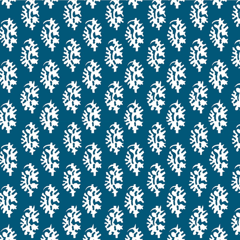 Gastón y Daniela Seijo Azul Fabric