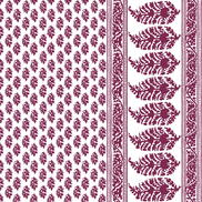 Gaston y Daniela Aravaquita Burdeos Fabric