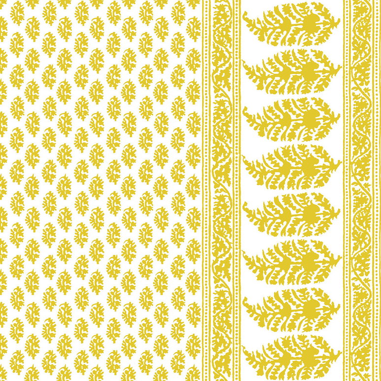 Gastón y Daniela Aravaquita Amarillo Fabric