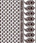 Gastón y Daniela Aravaquita Chocolate Fabric