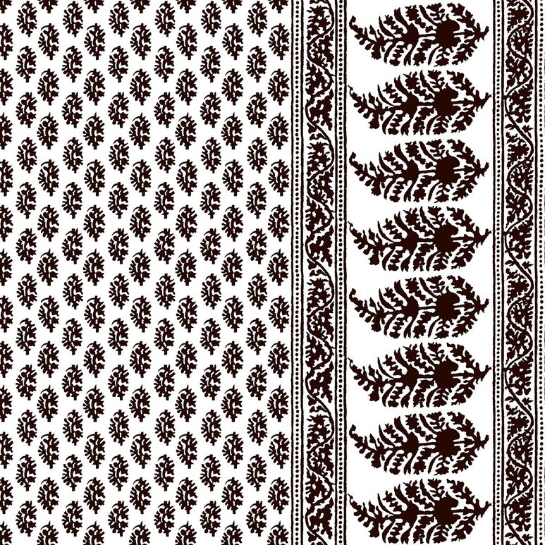 Gastón y Daniela Aravaquita Chocolate Fabric