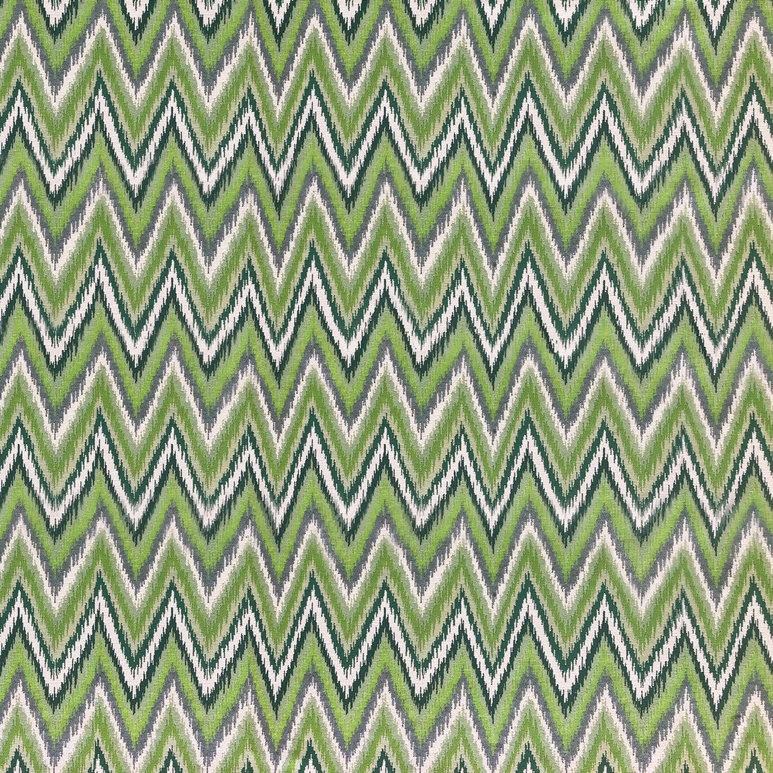 Gastón y Daniela Gedeon Verde/Azul Fabric