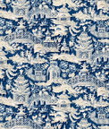 Gastón y Daniela Marta Azul Fabric