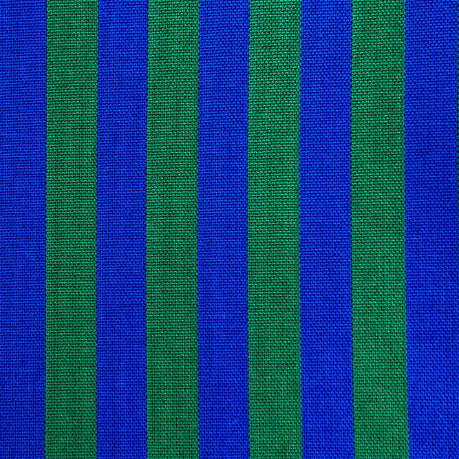 Gast&#243;n y Daniela Benjamin Azul/Verde Fabric