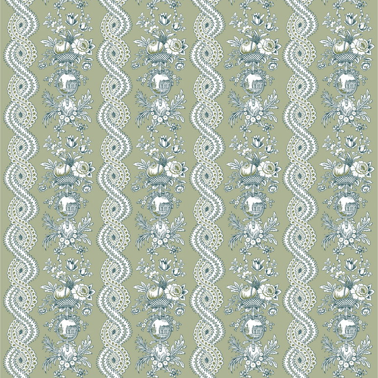 Gastón y Daniela Pilara Verde Fabric