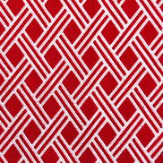 Gaston y Daniela Dorcas Rojo Fabric