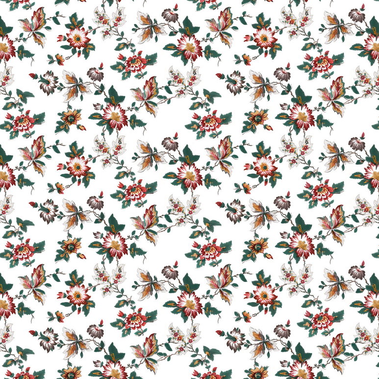 Gastón y Daniela Brigitta Rojo Fabric