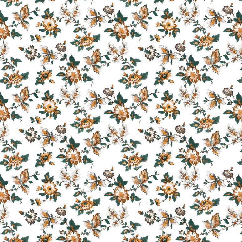 Gastón y Daniela Brigitta Ocre Fabric