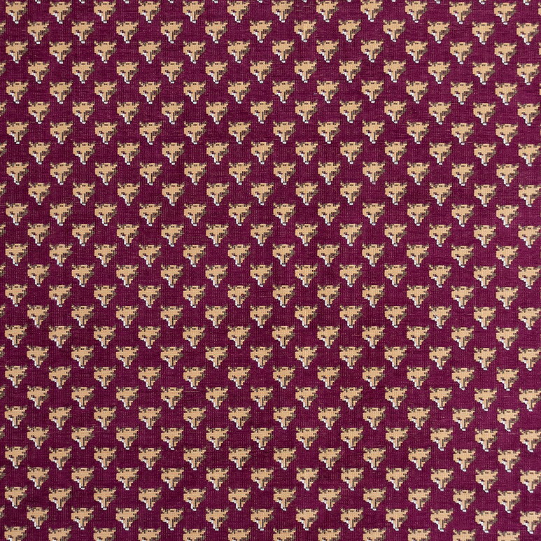 Gastón y Daniela Raposu Burdeos Fabric