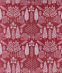 Gastón y Daniela Octubre Rojo Fabric