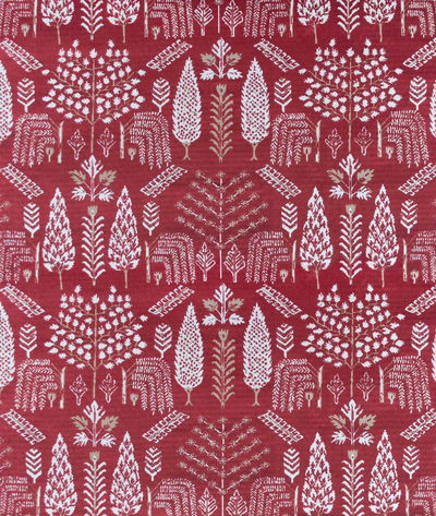 Gastón y Daniela Octubre Rojo Fabric