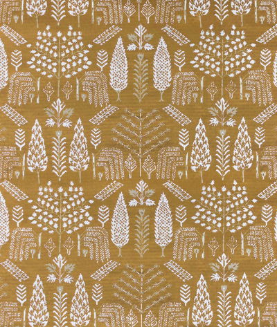 Gastón y Daniela Octubre Ocre Fabric