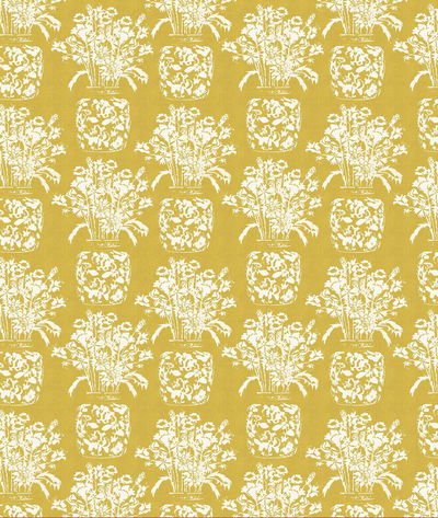 Gastón y Daniela Hora Espejo Amarillo Fabric