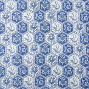 Gaston y Daniela Decameron Azul Fabric