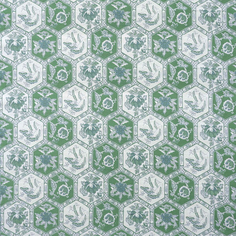 Gastón y Daniela Decameron Verde Fabric