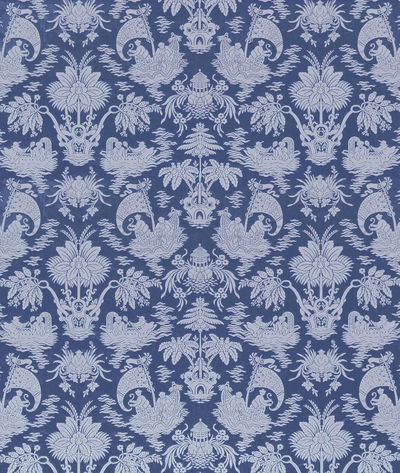 Gastón y Daniela Guangxu Azul Fabric
