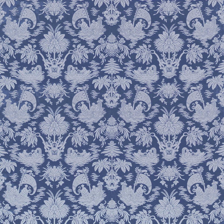 Gastón y Daniela Guangxu Azul Fabric