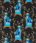 Gastón y Daniela LCT5372.001 Chien Onyx/Azul Fabric
