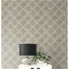 Seabrook Designs Newbury Greige & Light Taupe Wallpaper - Image 2