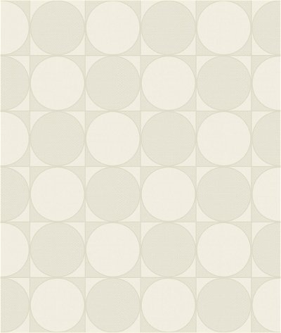 Seabrook Designs Westover Light Gray & White Wallpaper