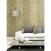 Seabrook Designs Notting Hill Gray & Metallic Silver Wallpaper - Image 2