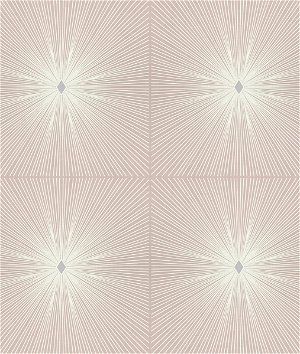 Seabrook Designs Melrose Pink & Off-White Wallpaper