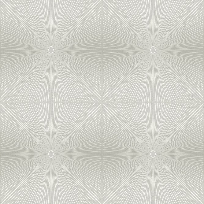 Seabrook Designs Melrose Gray &amp; Off-White Wallpaper