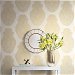 Seabrook Designs Peachtree Damask Gold &amp; Off-White Wallpaper thumbnail image 2 of 2