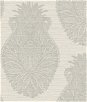 Seabrook Designs Peachtree Damask Gray & Off-White Wallpaper